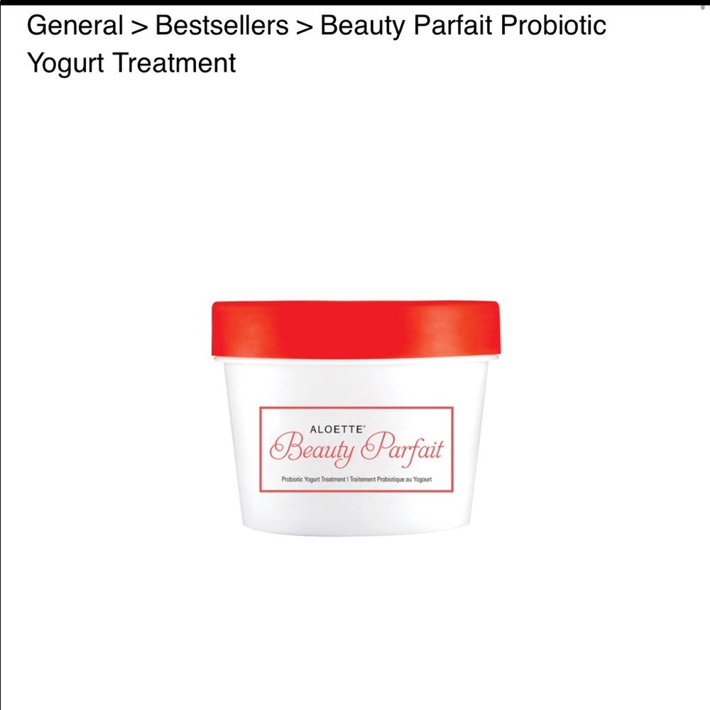 Aloette beauty parfait yogurt mask